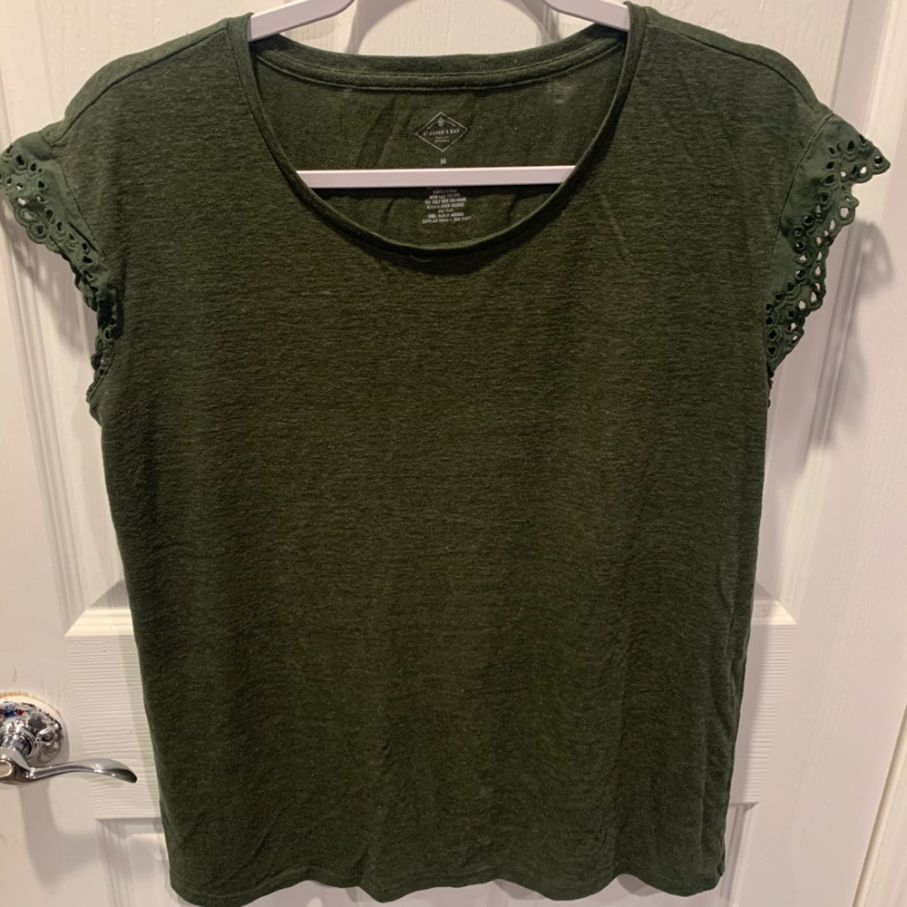 Green blouse